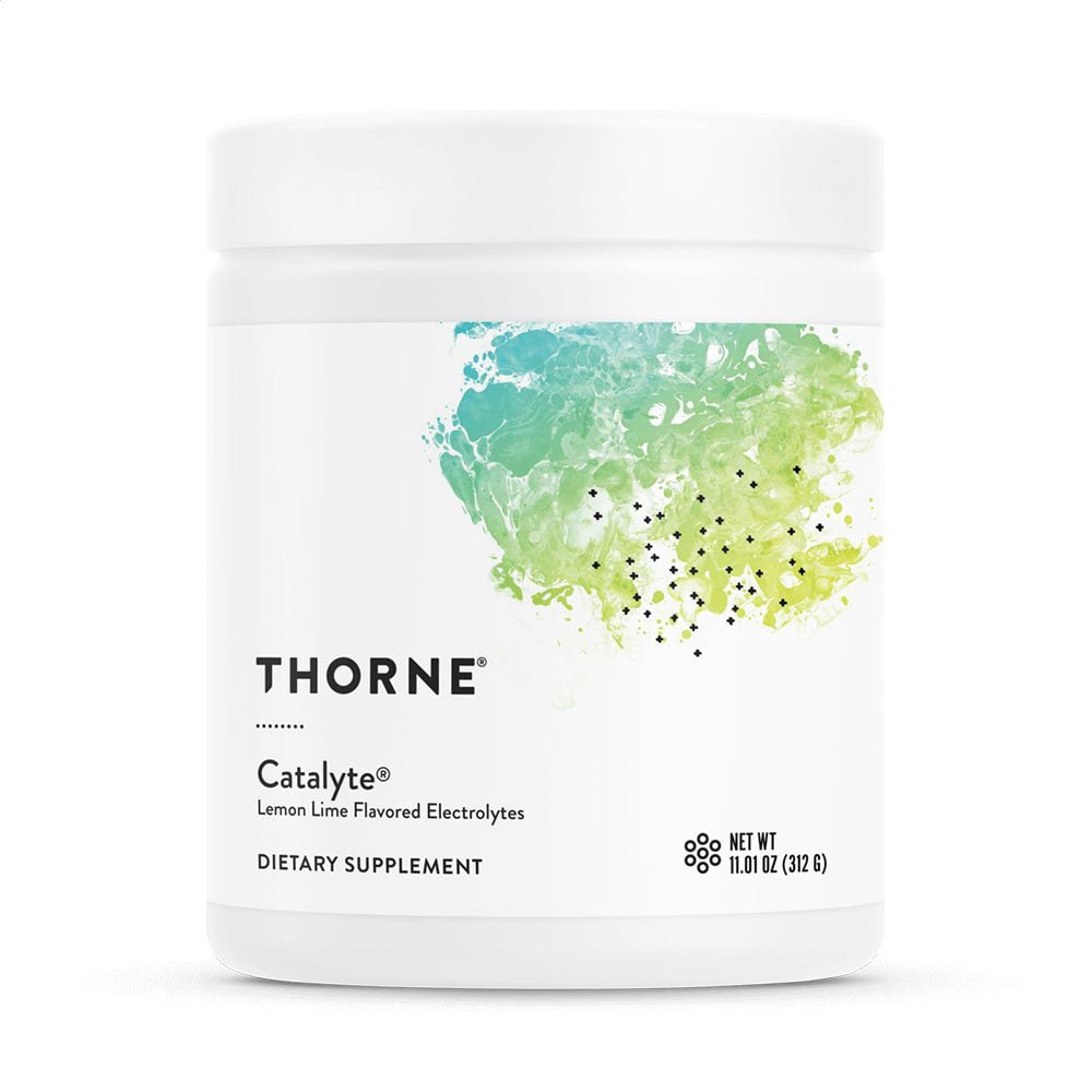 Електроліт Thorne Research Catalyte зі смаком лимона-лайма, в порошку, 312 г